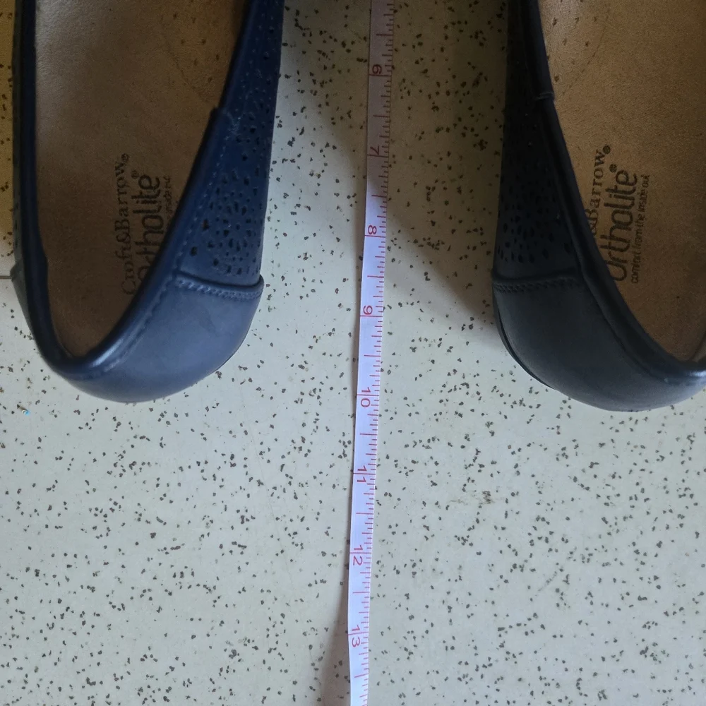 Croft & Barrow Navy Blue Ortholite Perforated Flats, 7M
